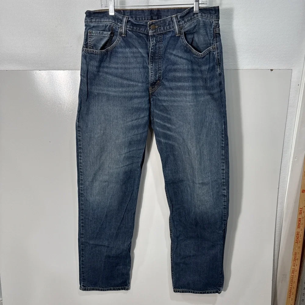 Levi's 550 Relaxed Fit Jeans‎ Mens 36 X 34 Blue 100% Cotton Denim
